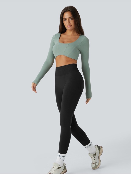 HALARA Pants - HALARA Black High-Waist Leggings with Butt Lift